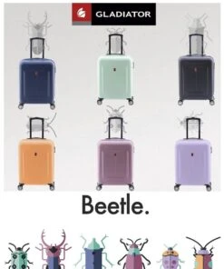 Gladiator Beetle M Spinner 68 - TSA Slot - Abrikoos Oranje -Koffer Winkel 1000x1200 14