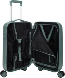 Decent Handbagage Koffer / Trolley / Reiskoffer - 55 Cm - 38 Liter - ABS - Tranporto - Groen 20 Decent Handbagage Koffer / Trolley / Reiskoffer - 55 Cm - 38 Liter - ABS - Tranporto - Groen -Koffer Winkel 1003x1200