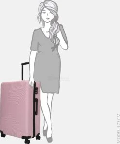 Enrico Benetti Koffer / Trolley / Reiskoffer - 75 X 46 X 25 Cm - 93 Liter - ABS - Maat L - Louisville - Roze 14 Enrico Benetti Koffer / Trolley / Reiskoffer - 75 X 46 X 25 Cm - 93 Liter - ABS - Maat L - Louisville - Roze -Koffer Winkel 1005x1200 1