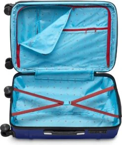 Tesla PC - Reiskoffer - 65 Cm - 4 Wielen - Blauw -Koffer Winkel 1014x1200 2