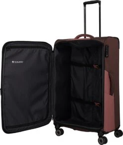 Travelite Zachte Koffer / Trolley / Reiskoffer - Viia - 77 Cm (XL) - Roze 27 Travelite Zachte Koffer / Trolley / Reiskoffer - Viia - 77 Cm (XL) - Roze -Koffer Winkel 1019x1200 7