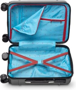 Tesla PC - Handbagage Koffer - 55x35x20 Cm - 4 Wielen - Grijs -Koffer Winkel 1020x1200 1