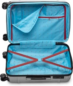 Tesla PC - Reiskoffer - 65 Cm - 4 Wielen - Zilver -Koffer Winkel 1021x1200 1