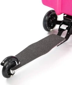 Handbagage Kinderen | Tas Meisje | Roze Uil | Koffer Handbagage | Kinder Koffer Meisjes | Step Meisje | Trolley Kinderen - 50 Kilo - 5 Tot 9 Jaar | Bouncy Box 40x20x25 Cm Incl. Nekkussen Vliegtuig -Koffer Winkel 1027x1200