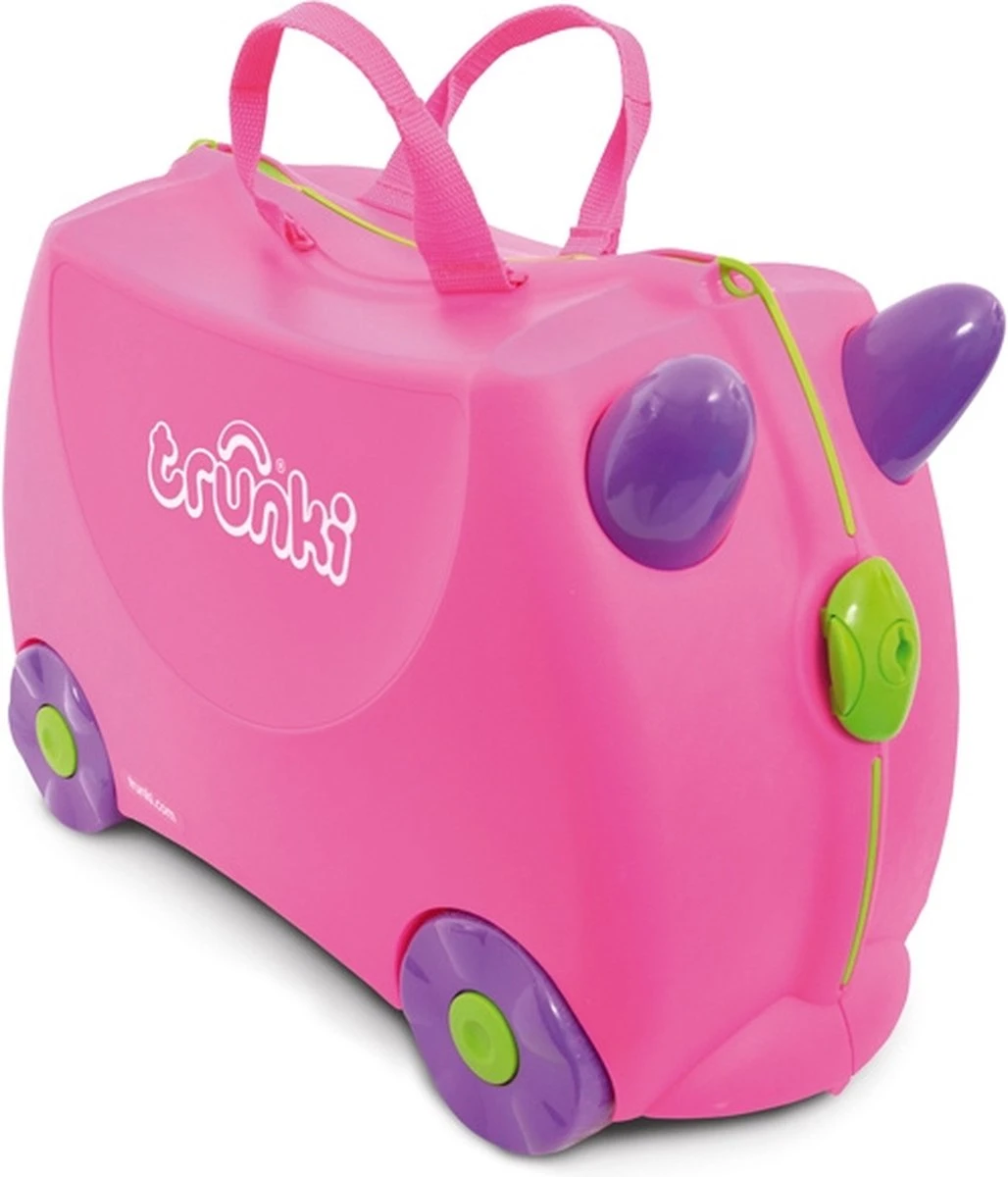Trunki Ride-On Handbagage Koffer 46 Cm - Trixie 3 Trunki Ride-On Handbagage Koffer 46 Cm - Trixie