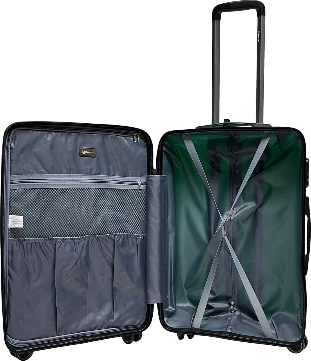 Benzi Barco Middelgrote Koffer - 65 Cm - 65 Liter - Mintgroen 8 Benzi Barco Middelgrote Koffer - 65 Cm - 65 Liter - Mintgroen - Afbeelding 6