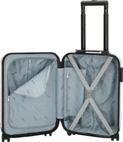 Enrico Benetti Louisville 39040 Handbagage Koffer Hardcase ABS - Wit 12 Enrico Benetti Louisville 39040 Handbagage Koffer Hardcase ABS - Wit -Koffer Winkel 1042x1200 2