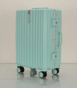 TOP AA Reis Kofferset - Trolleyset 3-delig Met TSA Slot Aluminum Frame, Kleine Cabine En Groot, ABS Luggage, (20+24+28 Inches 3 Pc Set), Roze/pink -Koffer Winkel 1042x1200 9