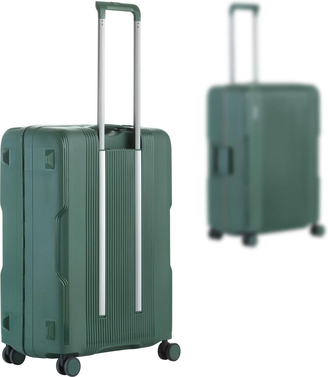 CarryOn Protector Luxe Reiskoffer - Trolley 66cm Met TSA-klikslot En OKOBAN - Ultrasterk - Groen 5 CarryOn Protector Luxe Reiskoffer - Trolley 66cm Met TSA-klikslot En OKOBAN - Ultrasterk - Groen - Afbeelding 3