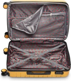 Swiss Alpine 2.0 - Reiskoffer - 67 Cm - 4 Wielen - Geel -Koffer Winkel 1051x1200 3