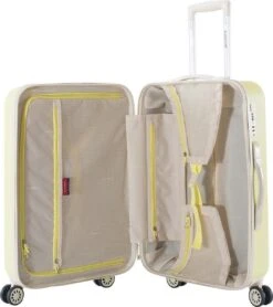 Decent Star Maxx Handbagage Koffer - 55 Cm - TSA Slot - Pastel Geel -Koffer Winkel 1065x1200 1