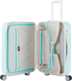 Decent Star Maxx Handbagage Koffer - 55 Cm - TSA Slot - Pastel Groen -Koffer Winkel 1068x1200