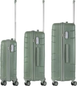 TravelZ Big Bars Kofferset - Trolleyset 3-delig Met TSA-slot - Olijf -Koffer Winkel 1071x1200 6