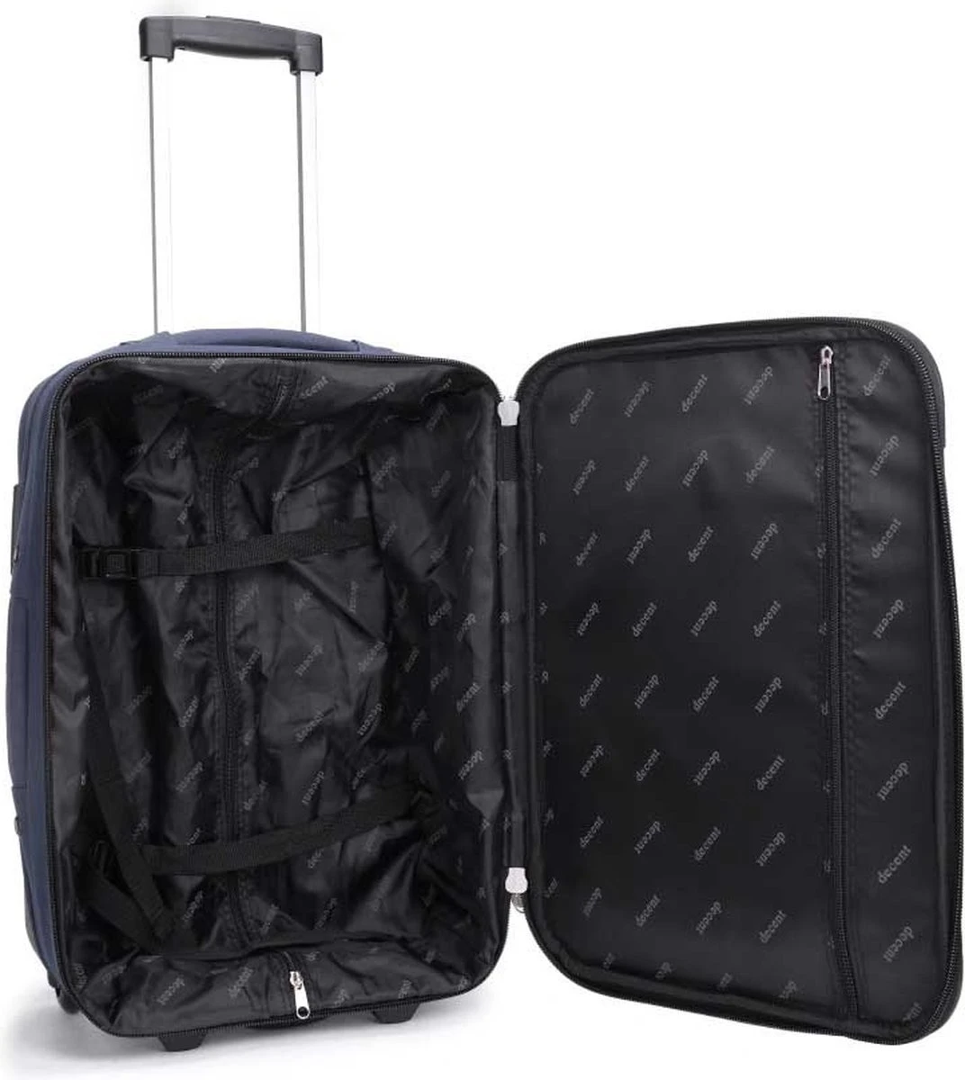 Decent Basic-Line Medium Trolley 63 Cm - Donkerblauw 8 Decent Basic-Line Medium Trolley 63 Cm - Donkerblauw - Afbeelding 6