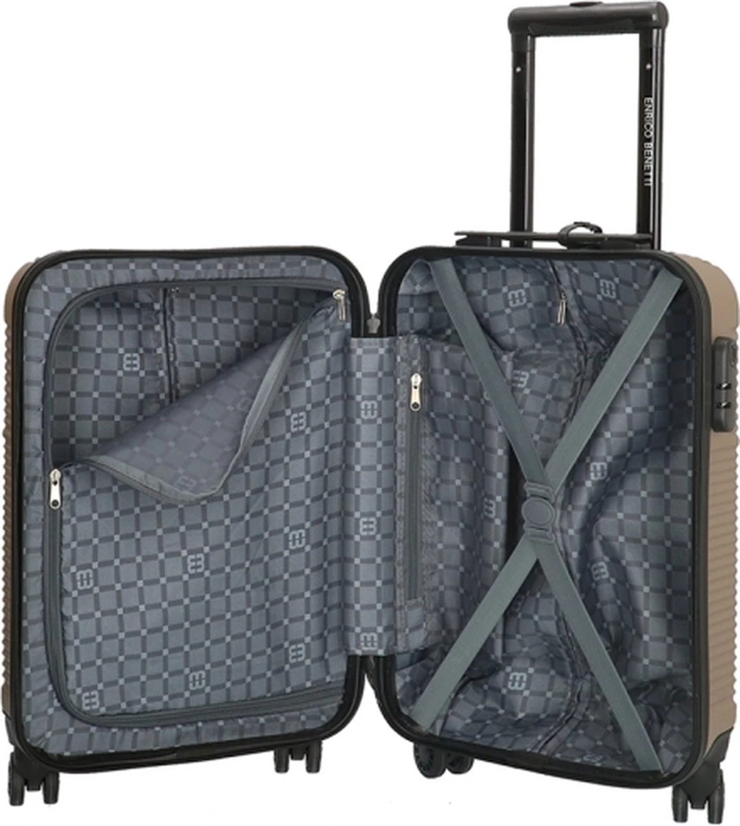 Enrico Benetti Louisville 39040 Handbagage Koffer 52 Cm - Champagne 10 Enrico Benetti Louisville 39040 Handbagage Koffer 52 Cm - Champagne - Afbeelding 8