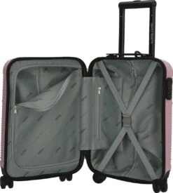 Enrico Benetti Louisville 39040 Handbagage Koffer Hardcase ABS - Roze -Koffer Winkel 1077x1200