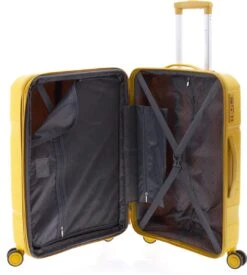 Gladiator Boxing Middelgrote Koffer Expandable 67 Cm 70/80 Liter TSA Slot - Kurkumageel -Koffer Winkel 1078x1200 2