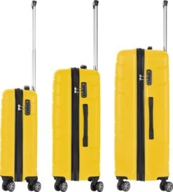 TravelZ Big Bars Kofferset - Trolleyset 3-delig Met TSA-slot - Geel 12 TravelZ Big Bars Kofferset - Trolleyset 3-delig Met TSA-slot - Geel -Koffer Winkel 1082x1200 3