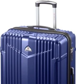 Tesla PC - Reiskoffer - 75 Cm - 4 Wielen - Blauw 12 Tesla PC - Reiskoffer - 75 Cm - 4 Wielen - Blauw -Koffer Winkel 1092x1200 2