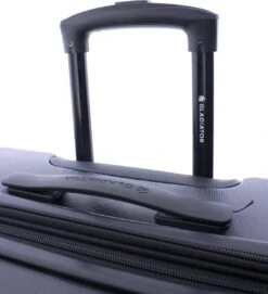 Gladiator Tropical Grote Koffer Expandable - 77 Cm - 105/117 Liter - Zwart -Koffer Winkel 1093x1200 6