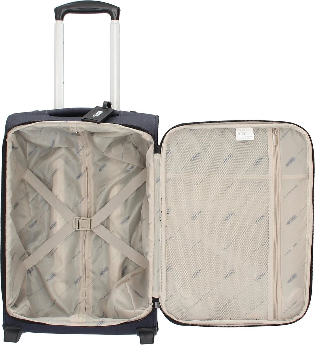 Enrico Benetti Dallas 39042 Handbagage Koffer Softcase - Grijs 8 Enrico Benetti Dallas 39042 Handbagage Koffer Softcase - Grijs - Afbeelding 6