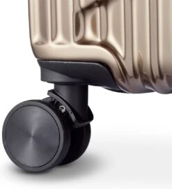 Tesla PC - Reiskoffer - 75 Cm - 4 Wielen - Goud 15 Tesla PC - Reiskoffer - 75 Cm - 4 Wielen - Goud -Koffer Winkel 1095x1200 11