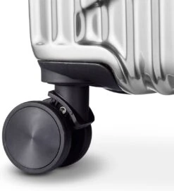 Tesla PC - Reiskoffer - 75 Cm - 4 Wielen - Zilver -Koffer Winkel 1095x1200 12