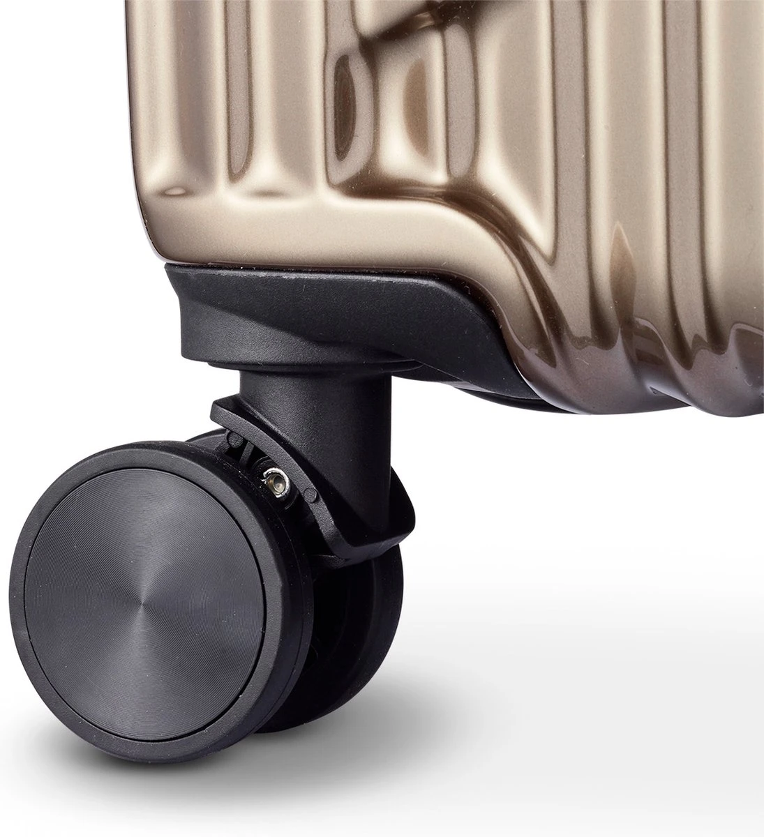 Tesla - Kofferset - 3-delig - 4 Wielen - Cijferslot - Goud 8 Tesla - Kofferset - 3-delig - 4 Wielen - Cijferslot - Goud - Afbeelding 6