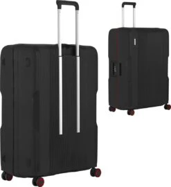 CarryOn Protector Luxe Grote Reiskoffer - Trolley 77cm Met TSA-klikslot - Ultrasterk - Zwart -Koffer Winkel 1097x1200 12