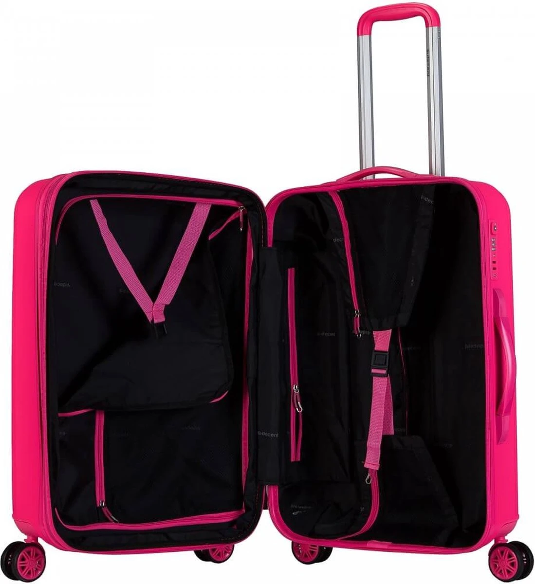 Decent Maxi-Air Handbagage Koffer - 55 Cm - Pink 15 Decent Maxi-Air Handbagage Koffer - 55 Cm - Pink - Afbeelding 13