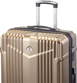 Tesla PC - Reiskoffer - 75 Cm - 4 Wielen - Goud 12 Tesla PC - Reiskoffer - 75 Cm - 4 Wielen - Goud -Koffer Winkel 1111x1200 1