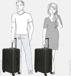 Enrico Benetti Koffer / Trolley / Reiskoffer - 65 X 41 X 25 Cm - 66 Liter - ABS - Maat M - Louisville - Zwart -Koffer Winkel 1115x1200 5