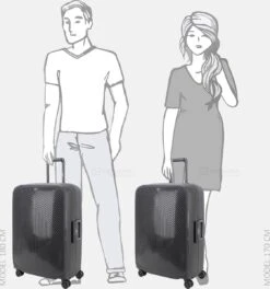 Decent Koffer / Trolley / Reiskoffer - 68 X 47.5 X 28 Cm - 80 Liter - Axiss-Fix - Zwart -Koffer Winkel 1121x1200 4