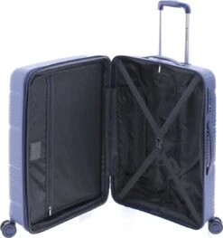 Gladiator Bionic M Spinner 65 Expandable - TSA Slot - Blauw -Koffer Winkel 1127x1200 2