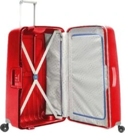 Samsonite Reiskoffer - S'CURE SPINNER 69/25 (Medium) Rood -Koffer Winkel 1132x1200 10