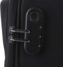 Travelite Cabin 2 Wheel Trolley Black -Koffer Winkel 1137x1200
