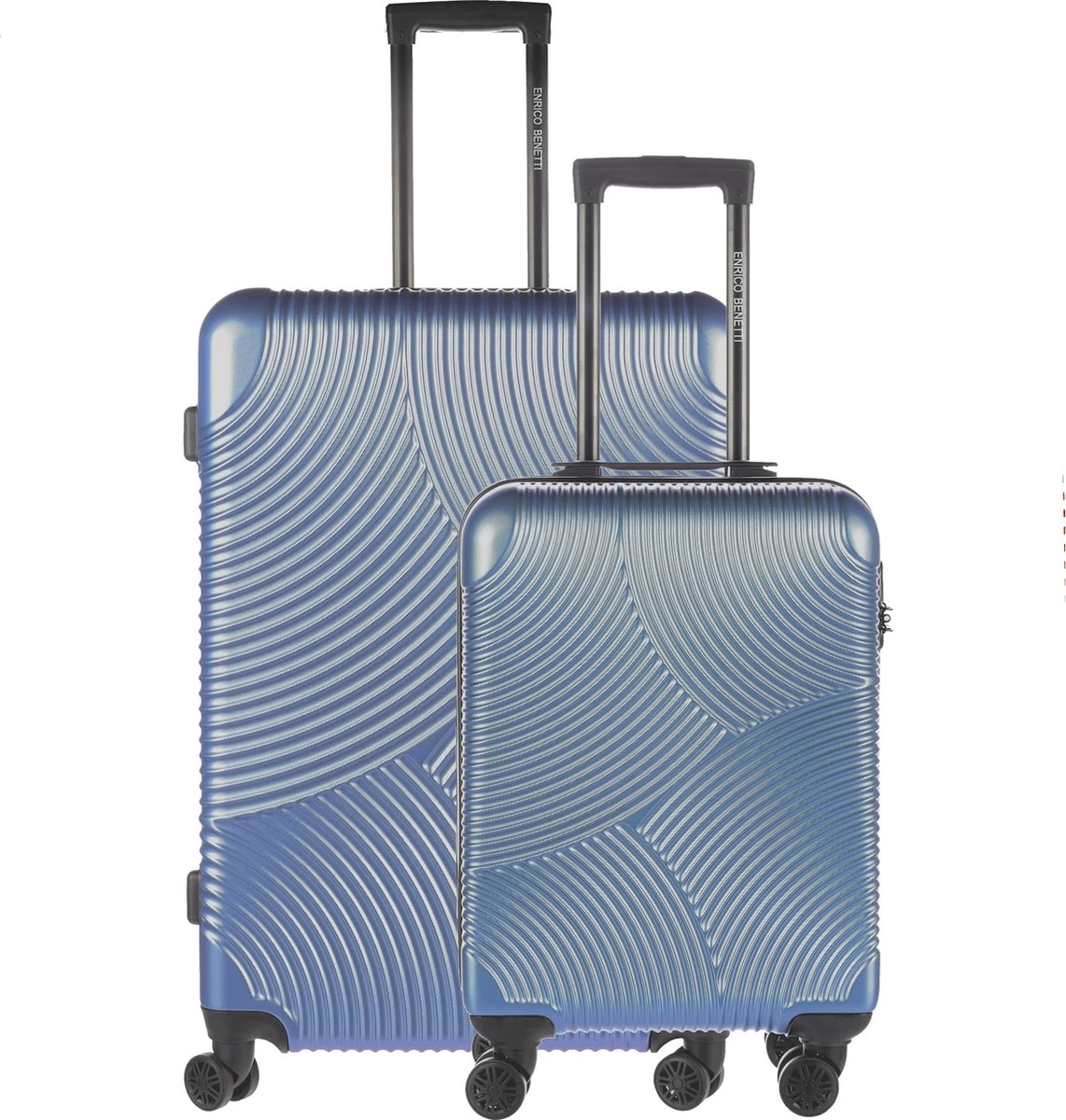 Enrico Benetti Louisville Kofferset Tweedelig - 39040-02 - Jeansblauw 3 Enrico Benetti Louisville Kofferset Tweedelig - 39040-02 - Jeansblauw