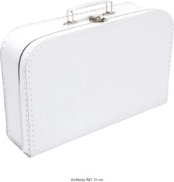 Logeerkoffer Effen - Kinderkoffer- Kraamcadeau - Geboortecadeau - Opa En Oma -Koffer Winkel 1143x1200