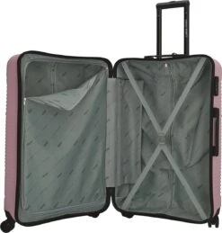 Enrico Benetti Koffer / Trolley / Reiskoffer - 75 X 46 X 25 Cm - 93 Liter - ABS - Maat L - Louisville - Roze 13 Enrico Benetti Koffer / Trolley / Reiskoffer - 75 X 46 X 25 Cm - 93 Liter - ABS - Maat L - Louisville - Roze -Koffer Winkel 1146x1200 2