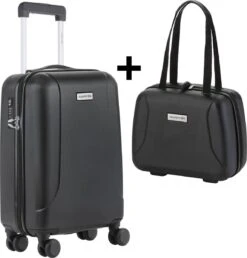 CarryOn Skyhopper Handbagage En Beautycase - 55cm TSA Trolley En Make-up Koffer - Zwart 16 CarryOn Skyhopper Handbagage En Beautycase - 55cm TSA Trolley En Make-up Koffer - Zwart -Koffer Winkel 1149x1200