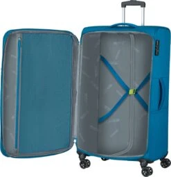 American Tourister Reiskoffer - Hyperspeed Spinner 80/30 Tsa Uitbreidbaar Deep Teal -Koffer Winkel 1161x1200 3