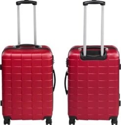 Tectake - Kofferset Trolleyset Reisset - 3-dlg Hardshell Wijnrood - 402670 -Koffer Winkel 1165x1200 4