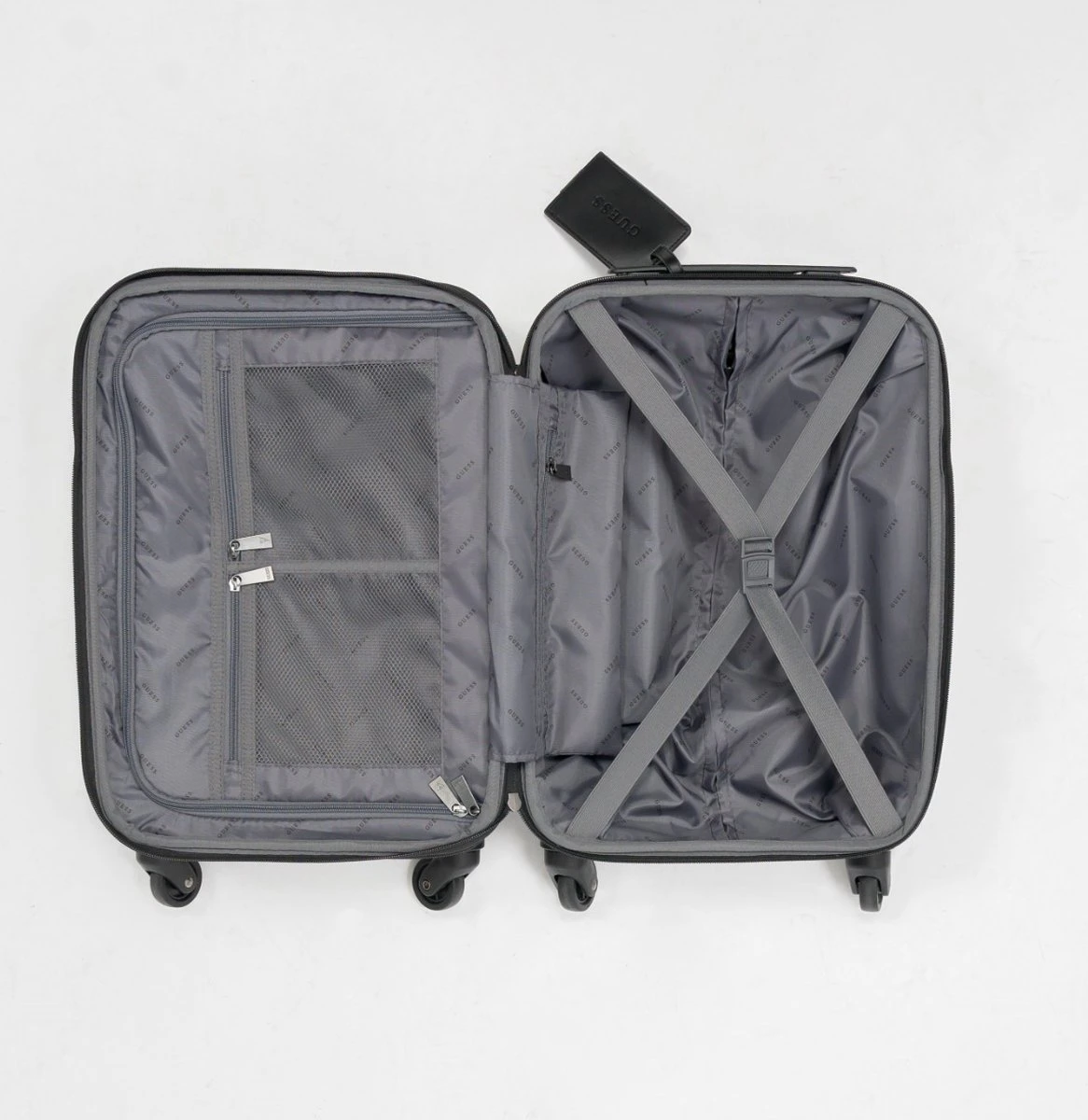 Guess Handbagage Koffer / Trolley / Reiskoffer - 50 Cm - 25 Liter - Wilder - Bruin 10 Guess Handbagage Koffer / Trolley / Reiskoffer - 50 Cm - 25 Liter - Wilder - Bruin - Afbeelding 8