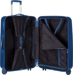 Decent Tranporto-One Medium Koffer - 66 Cm - TSA Slot - Dark Blue -Koffer Winkel 1167x1200 2