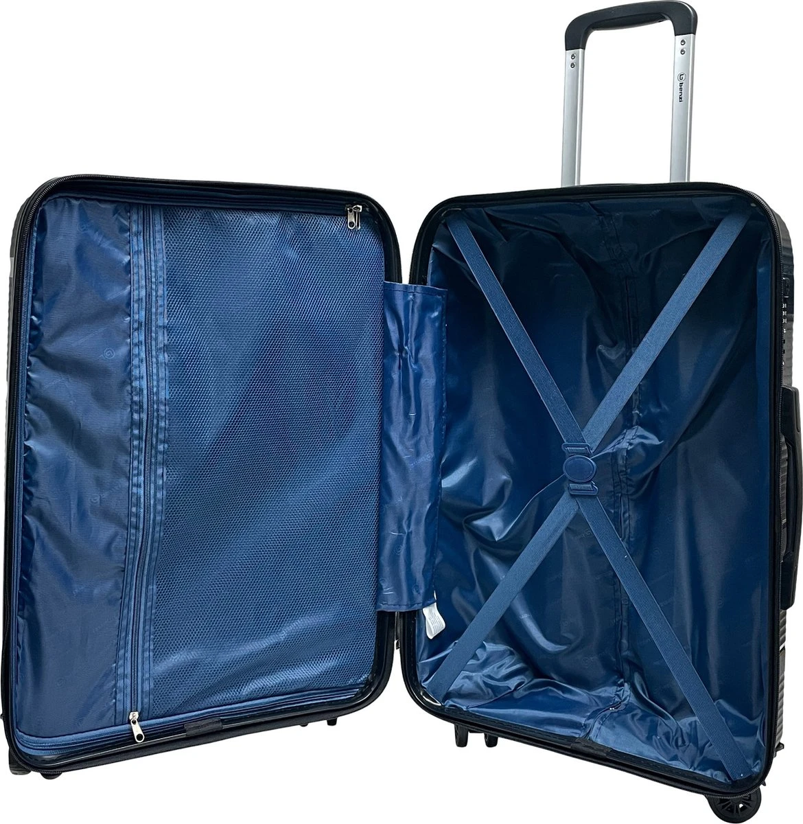 Benzi Izeda Middelgrote Koffer - 65 Cm - 65 Liter - Blauw 6 Benzi Izeda Middelgrote Koffer - 65 Cm - 65 Liter - Blauw - Afbeelding 4