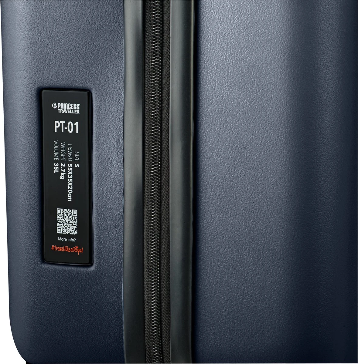 Princess Traveller PT01 - Reiskoffer - Platinum Navy - M - 67cm 7 Princess Traveller PT01 - Reiskoffer - Platinum Navy - M - 67cm - Afbeelding 5