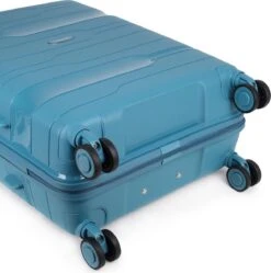 Decent ONE-CITY Large Koffer - 76 Cm - TSA Slot - Petrol -Koffer Winkel 1189x1200 8