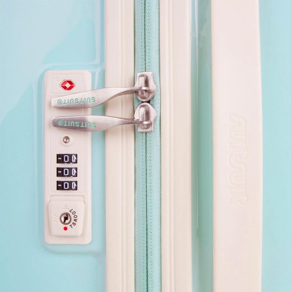 SUITSUIT - Fabulous Fifties - Luminous Mint - Reiskoffer (66 Cm) 10 SUITSUIT - Fabulous Fifties - Luminous Mint - Reiskoffer (66 Cm) - Afbeelding 8