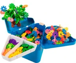 Trunki: TEEBEE Terrance Blauw - Kids Travel Toy Box, Bevat Een Leuk Activiteitenboekje, Kleurpotloden En Stickers, In Doos 15,5x18x18cm, 3+ -Koffer Winkel 1200x1007