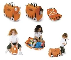 Trunki Ride-On Handbagage Koffer 46 Cm - Tijger Tipu -Koffer Winkel 1200x1017